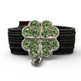 Load image into Gallery viewer, Sparkly Lucky Clover - Dubois Cheval Crop Charm