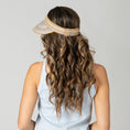 Load image into Gallery viewer, San Diego Hat Company Women's Mixed Braid Visor with Velcro Strap
