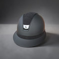 Load image into Gallery viewer, Samshield 2.0 Miss Shield Shadowmatt Dark Line Helmet Alcantara Top