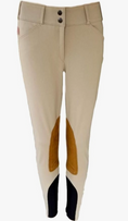 Load image into Gallery viewer, The Tailored Sportsman Ladies Mid Rise Front Zip Boot Sock Trophy Hunter Breeches