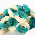 Load image into Gallery viewer, Howe Gummy Rings Blue Raspberry Rings 5 oz. Bag