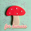 Load image into Gallery viewer, Marvelous Mushroom – Sprinkles & Sparkles Single Sugar Cookie for Humans