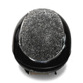 Load image into Gallery viewer, Samshield 2.0 Miss Shield Miss Paint Glossy Black Ultra Fine Rock Night Shade Chrome Trim Jet Hematite Swarovski-Custom Helmet