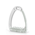 Load image into Gallery viewer, Tech Stirrups Venice Sloped EVO Silver with Clear Swarovski Crystals
