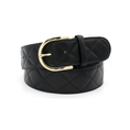 Load image into Gallery viewer, The Tailored Sportsman Quilted C Leather Belt