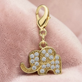 Load image into Gallery viewer, Sparkly Elephant Braid Charm by Dubois Cheval