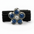 Load image into Gallery viewer, Spakly Blue Flower - Dubois Cheval Crop Charm