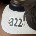 Load image into Gallery viewer, Lucky Cat Number Pin Charms by Duvois Cheval