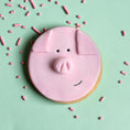 Load image into Gallery viewer, Pretty Piggy – Sprinkles & Sparkles Single Sugar Cookie for Humans