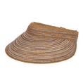 Load image into Gallery viewer, San Diego Hat Company Women's Mixed Braid Visor with Velcro Strap