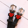 Load image into Gallery viewer, Mane Jane DEVIL HEART Spur Straps