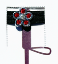 Load image into Gallery viewer, Dubois Cheval Crop Charm - Rhinestone Flower