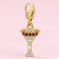 Load image into Gallery viewer, Sparkly Martini Braid Charm by Dubois Cheval