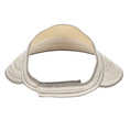 Load image into Gallery viewer, San Diego Hat Company Women's Mixed Braid Visor with Velcro Strap