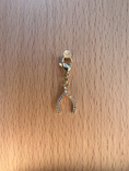 Load image into Gallery viewer, Dubois Cheval Braid Charm - Sparkly Wishbone