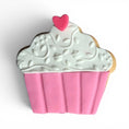 Load image into Gallery viewer, Sweet Heart Cupcake – Sprinkles & Sparkles Single Sugar Cookie for Humans