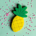 Load image into Gallery viewer, Party Pineapple – Sprinkles & Sparkles Single Sugar Cookie for Humans