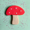 Load image into Gallery viewer, Marvelous Mushroom – Sprinkles & Sparkles Single Sugar Cookie for Humans