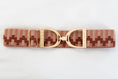 Load image into Gallery viewer, Ellany Elastic Belts Gold Stirrup 1.5"