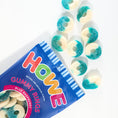 Load image into Gallery viewer, Howe Gummy Rings Blue Raspberry Rings 5 oz. Bag
