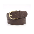Load image into Gallery viewer, The Tailored Sportsman Quilted C Leather Belt