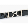 Load image into Gallery viewer, Ellany Equestrian Elastic Belt Black Camo 1.5%22 Silver Stirrup