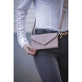 Load image into Gallery viewer, Pénélope Leather Phone Pocket with Strap - Powder Pink