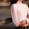 Load image into Gallery viewer, Euphoric Equestrian Palm Beach Long Sleeve Show Shirt