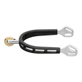 Load image into Gallery viewer, Herm Sprenger Ultra Fit Extra Grip Spurs With Balkenhol Fastening - Stainless Steel, 25 mm Rounded