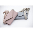 Load image into Gallery viewer, Pénélope Leather Phone Pocket with Strap - Powder Pink