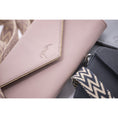 Load image into Gallery viewer, Pénélope Leather Phone Pocket with Strap - Powder Pink