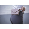 Load image into Gallery viewer, Pénélope Leather Phone Pocket with Strap - Powder Pink