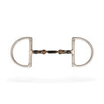 Load image into Gallery viewer, Alorian Custom Magic Bit Dee Ring Sweet Iron Twisted Snaffle With Soft Center Mouth Piece
