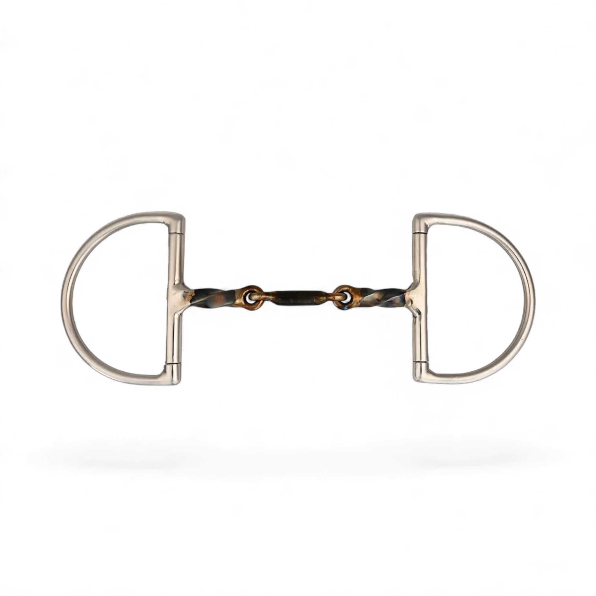 Alorian Custom Magic Bit Dee Ring Sweet Iron Twisted Snaffle With Soft Center Mouth Piece
