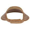 Load image into Gallery viewer, San Diego Hat Company Women's Mixed Braid Visor with Velcro Strap
