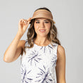 Load image into Gallery viewer, San Diego Hat Company Women's Mixed Braid Visor with Velcro Strap
