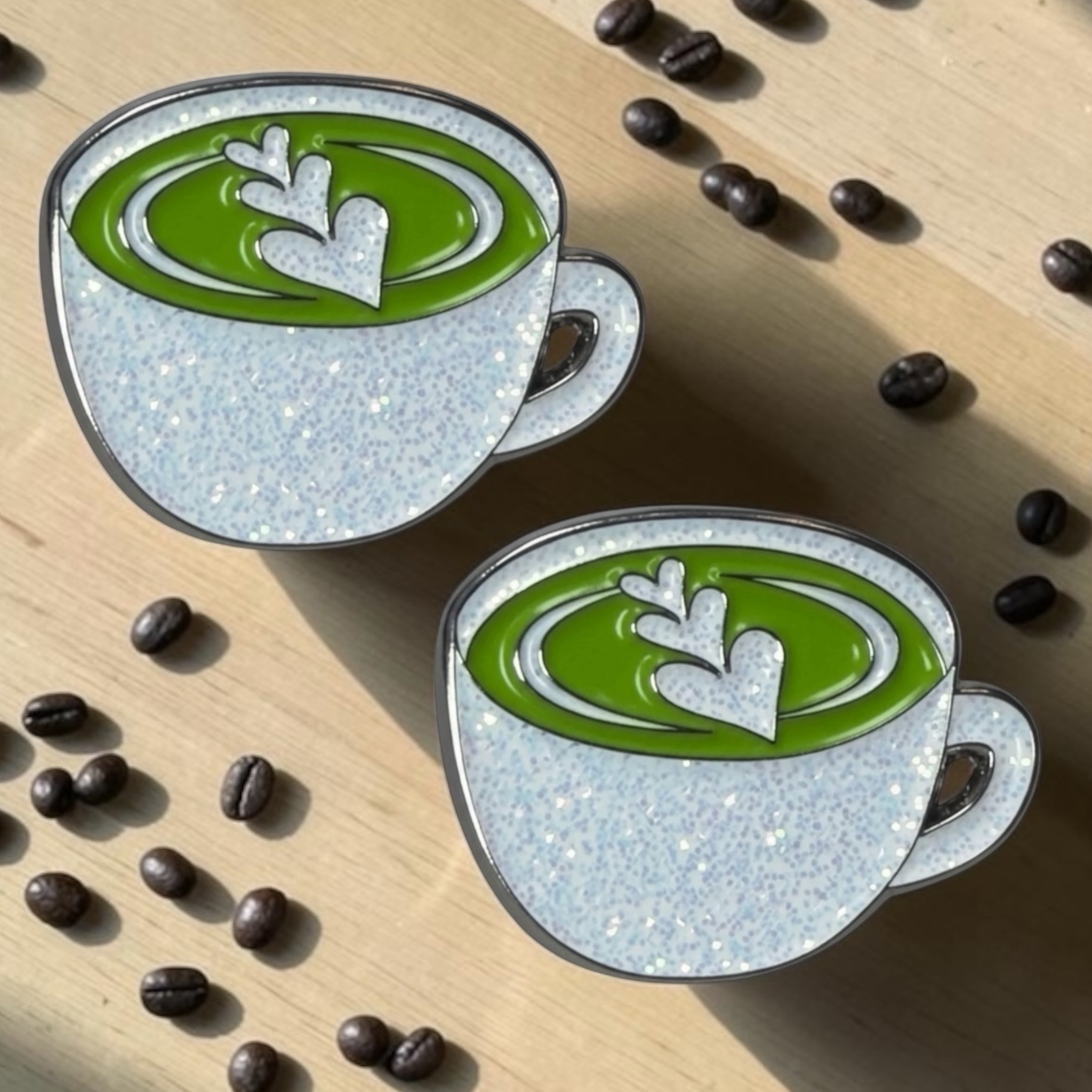 Matcha Number Pin Charms by Dubois Cheval