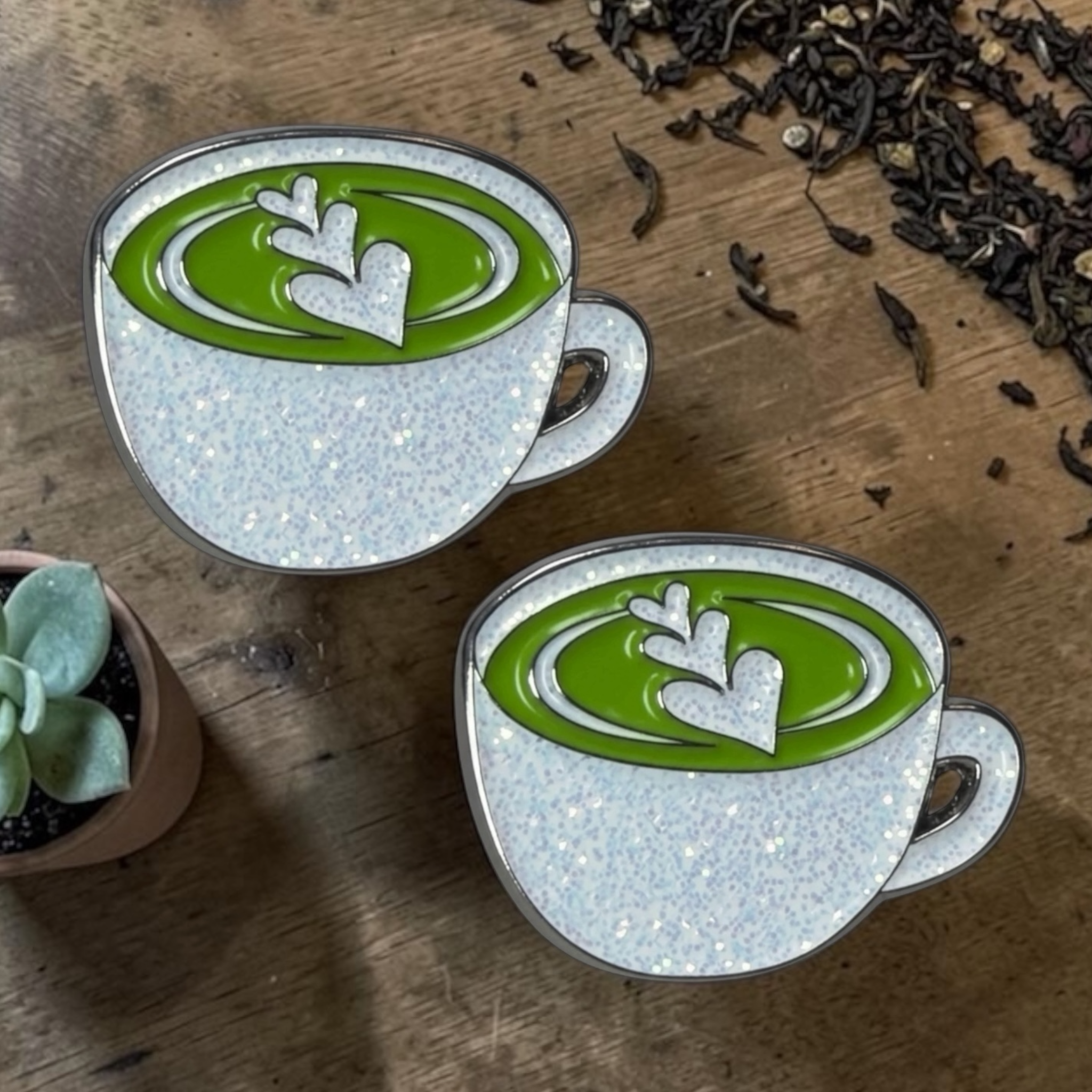 Matcha Number Pin Charms by Dubois Cheval