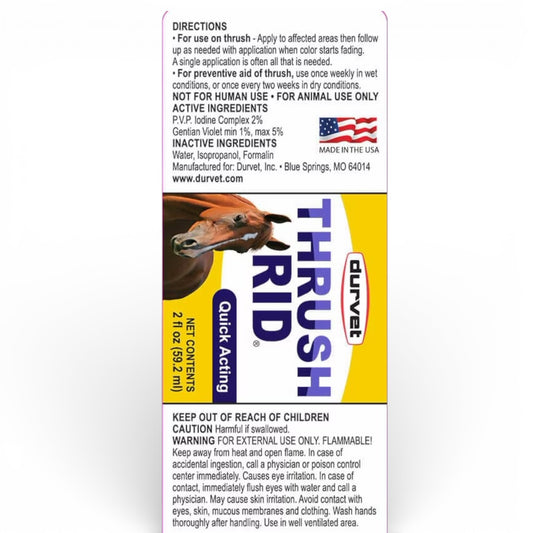 Durvet Thrush Rid – Fast-Acting Thrush Treatment for Horses