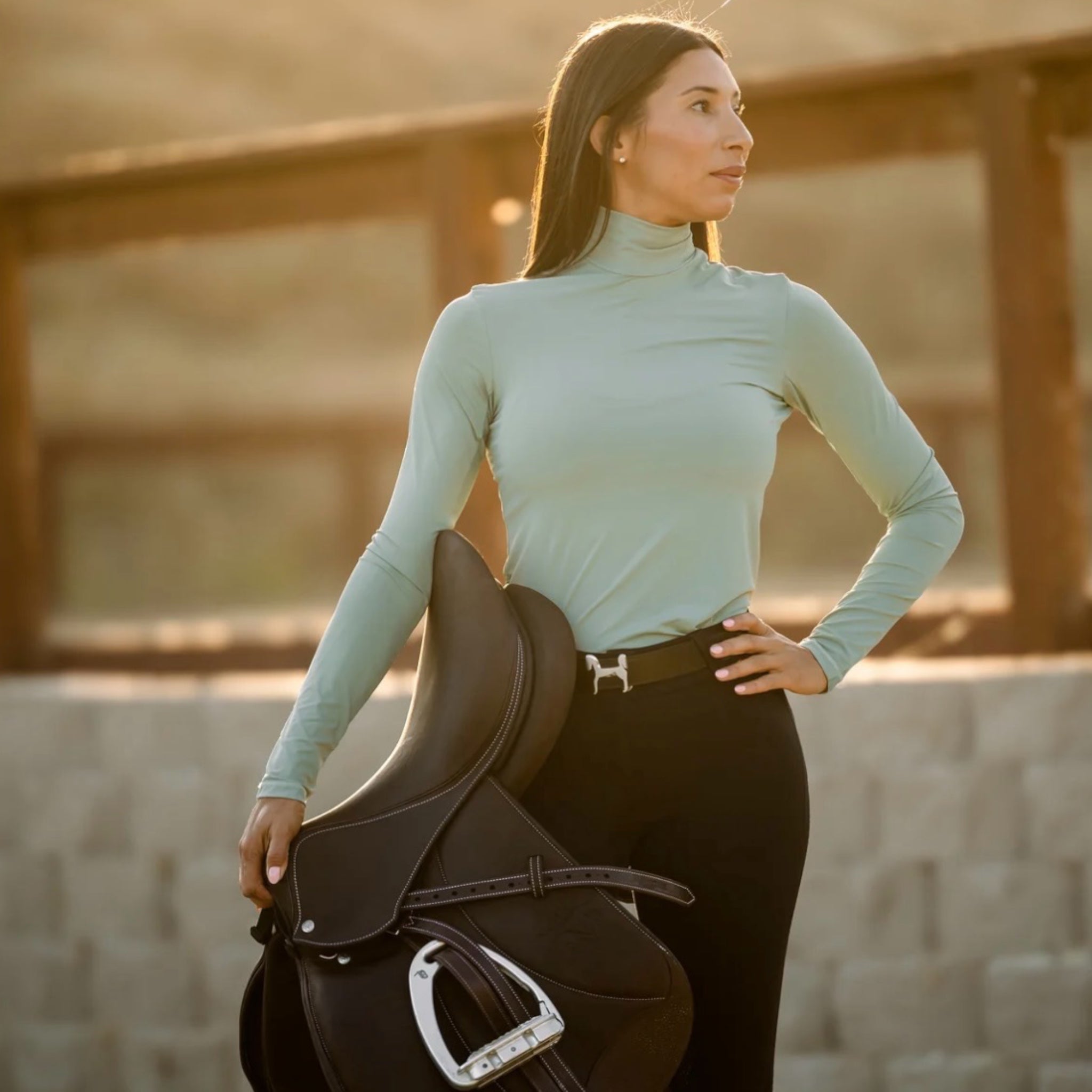 Euphoric Equestrian Aspen Women’s Longsleeve Turtleneck