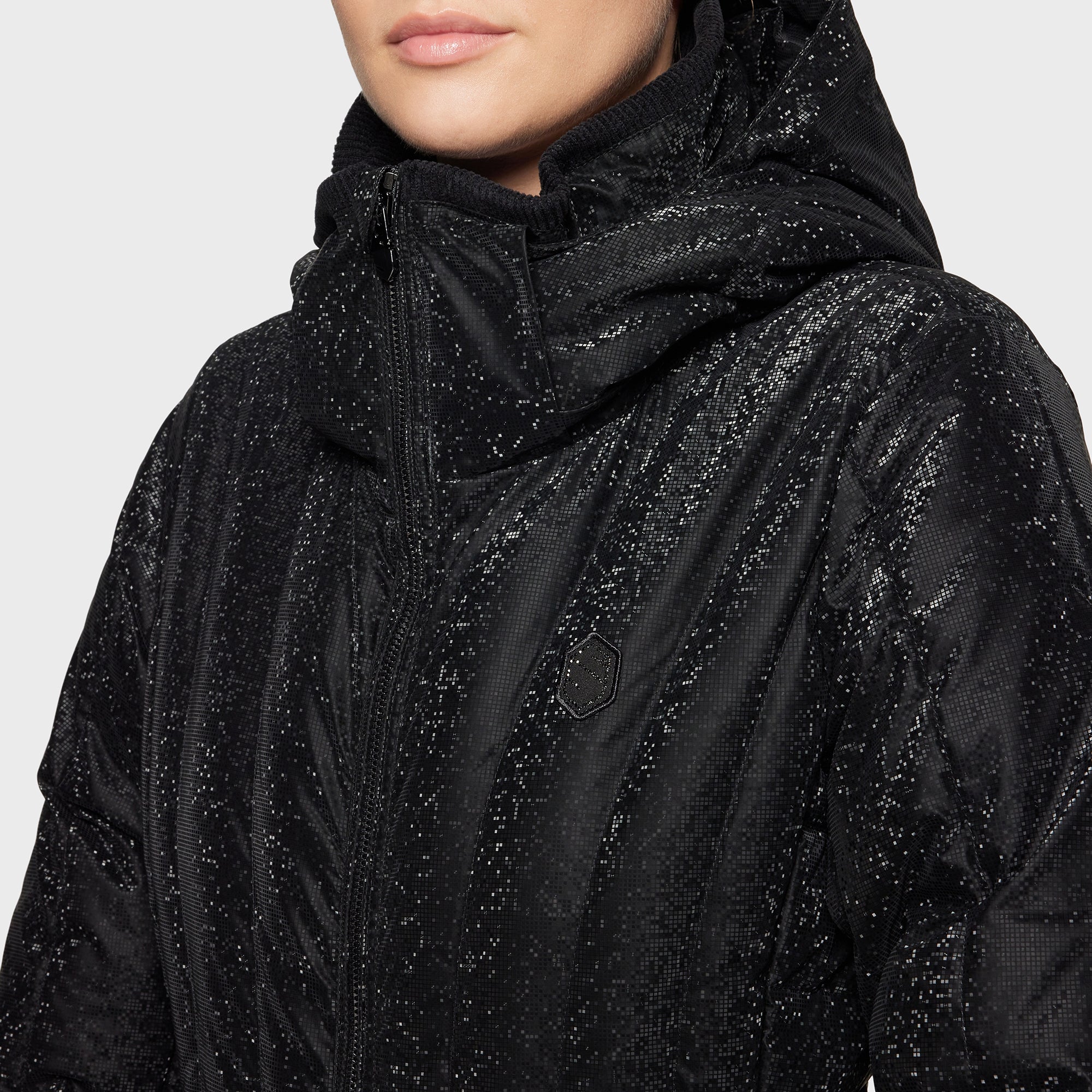 Samshield® Women's Courchevel Ice Print Puffer – Reflective, Warm FW25