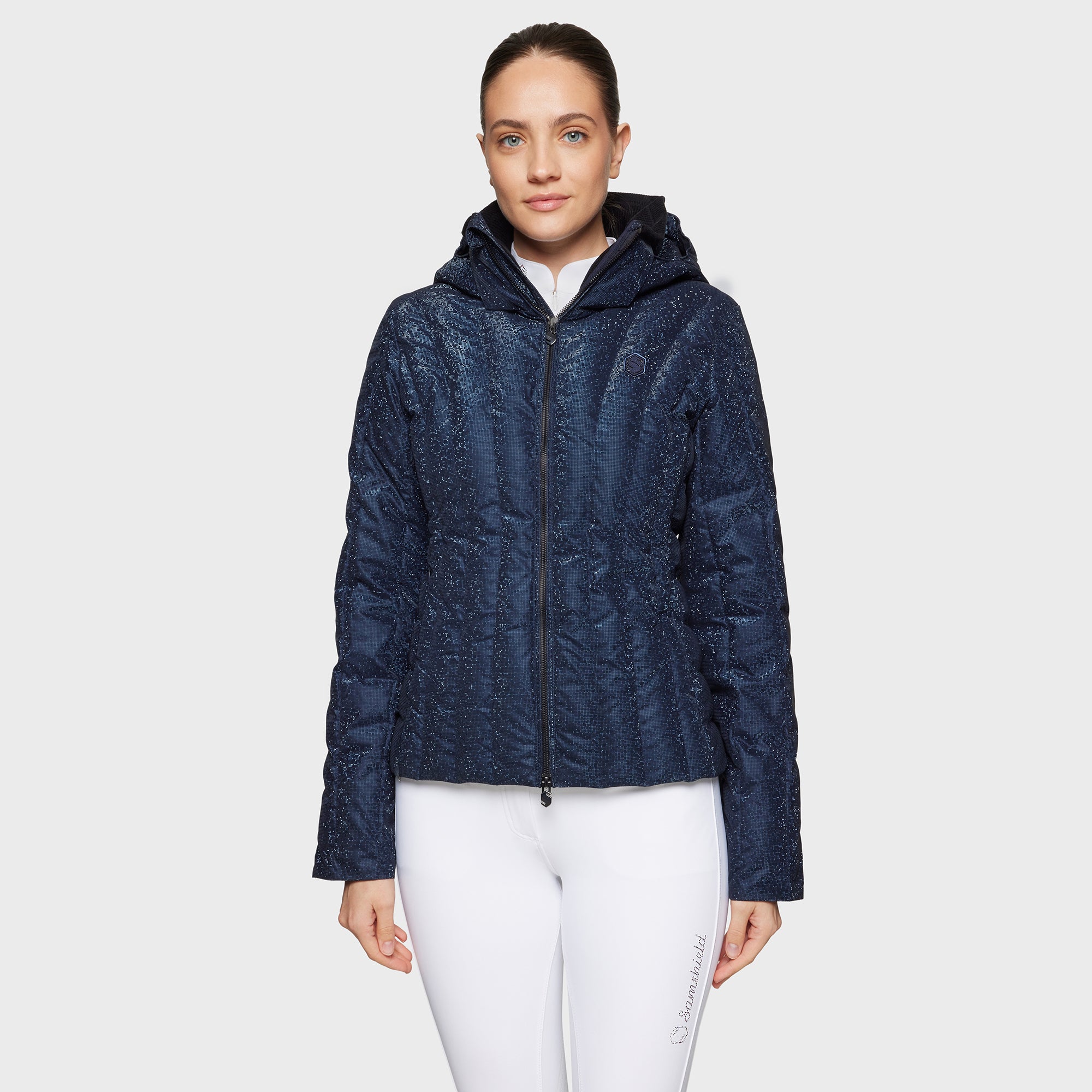 Samshield® Women's Courchevel Ice Print Puffer – Reflective, Warm FW25