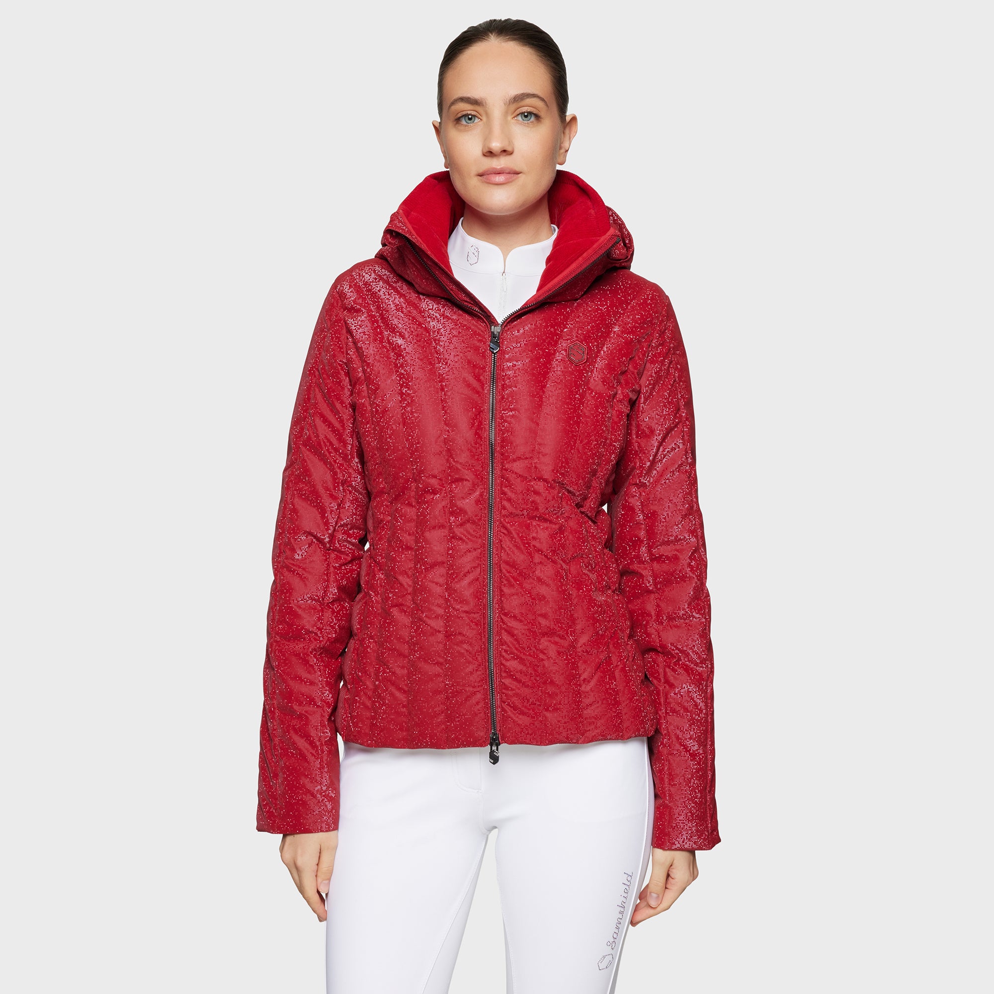 Samshield® Women's Courchevel Ice Print Puffer – Reflective, Warm FW25
