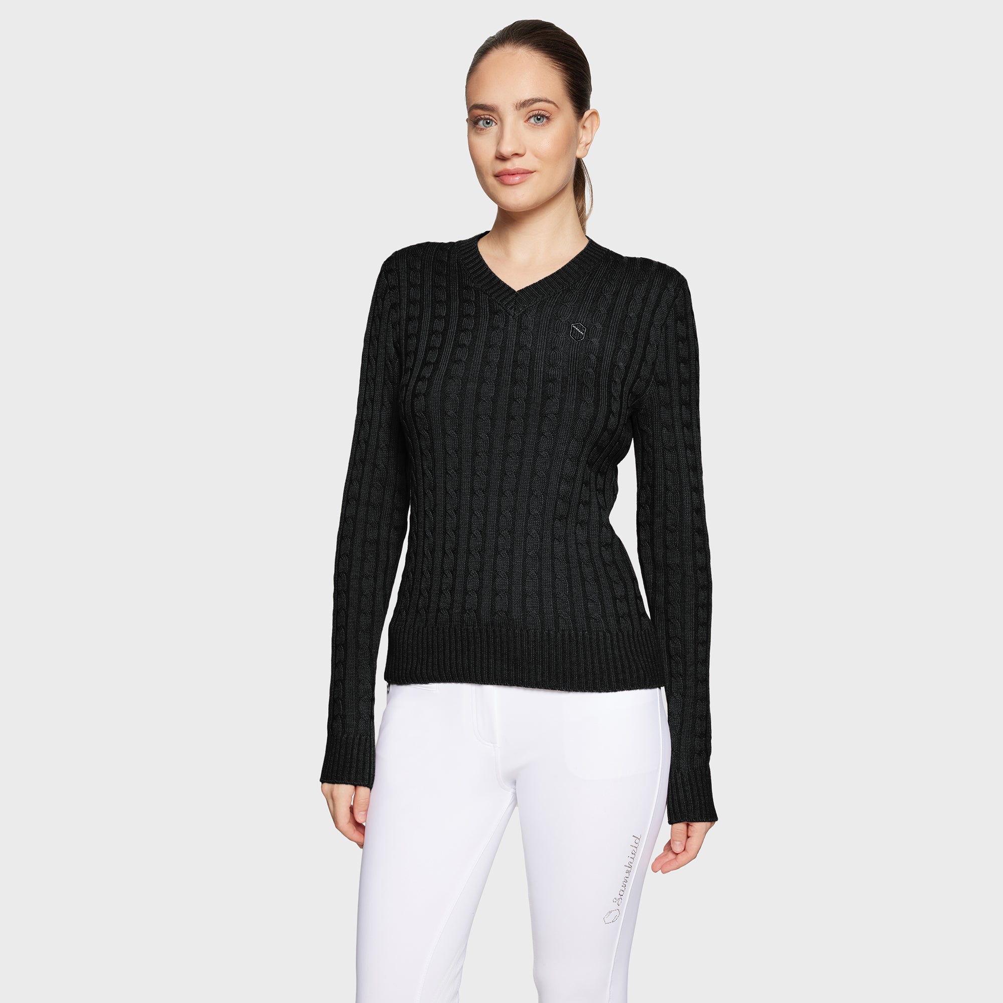 Samshield® Ladies Lisa Twisted Pull Over Sweater FW25 - Cable Knit, Elegant FW25