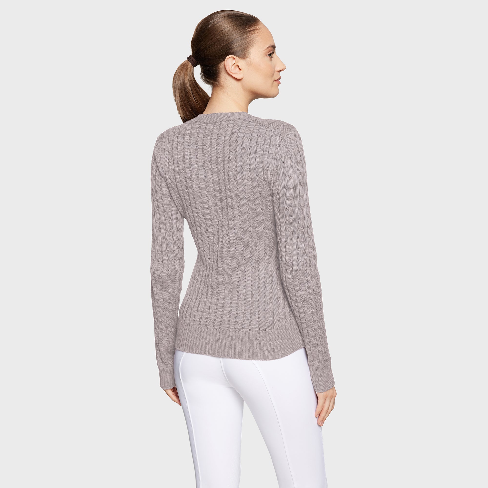 Samshield® Ladies Lisa Twisted Pull Over Sweater FW25 - Cable Knit, Elegant FW25