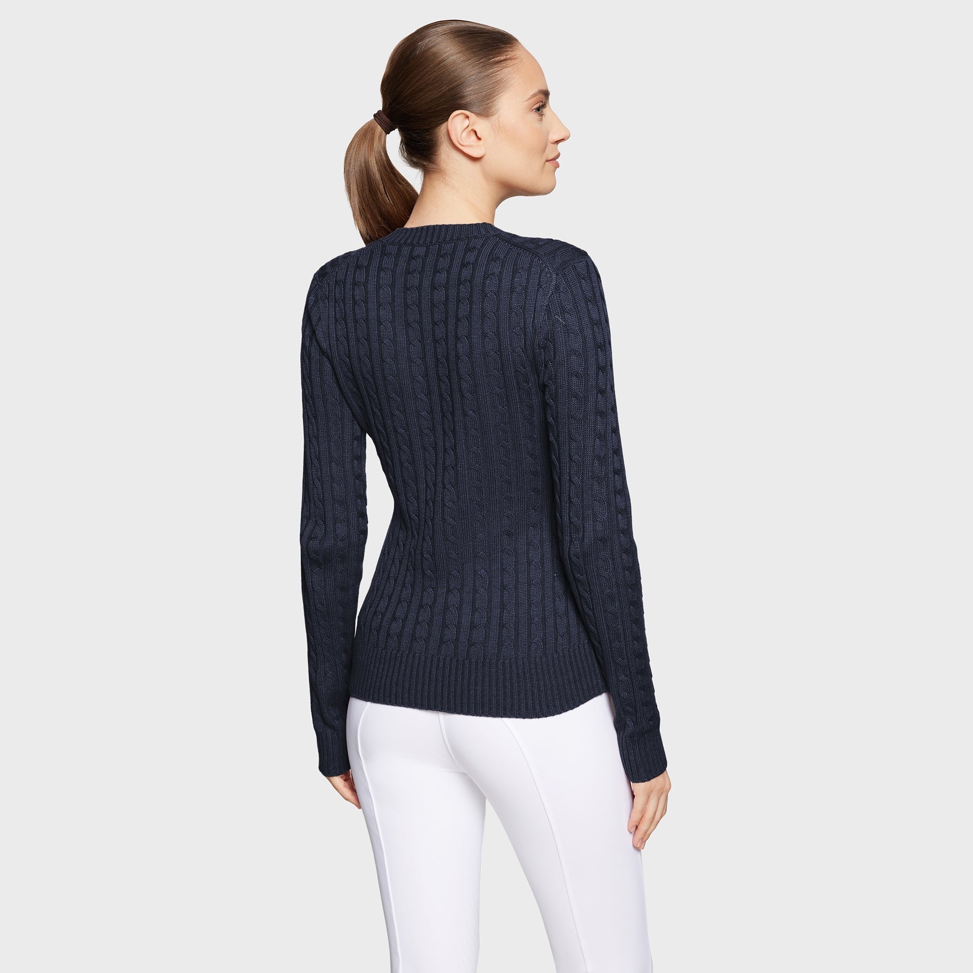 Samshield® Ladies Lisa Twisted Pull Over Sweater FW25 - Cable Knit, Elegant FW25