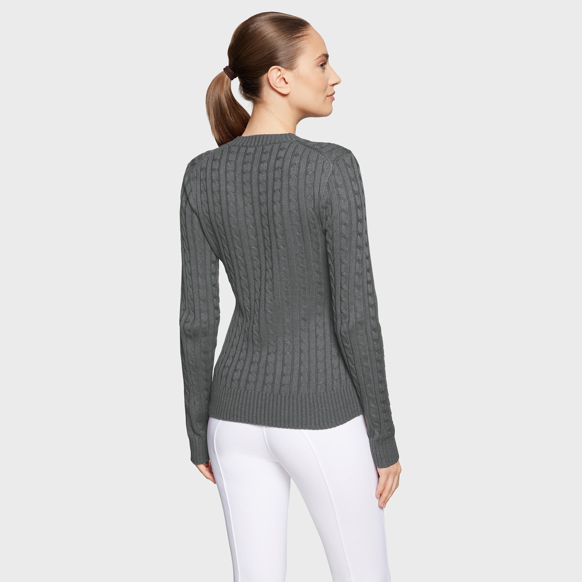 Samshield® Ladies Lisa Twisted Pull Over Sweater FW25 - Cable Knit, Elegant FW25