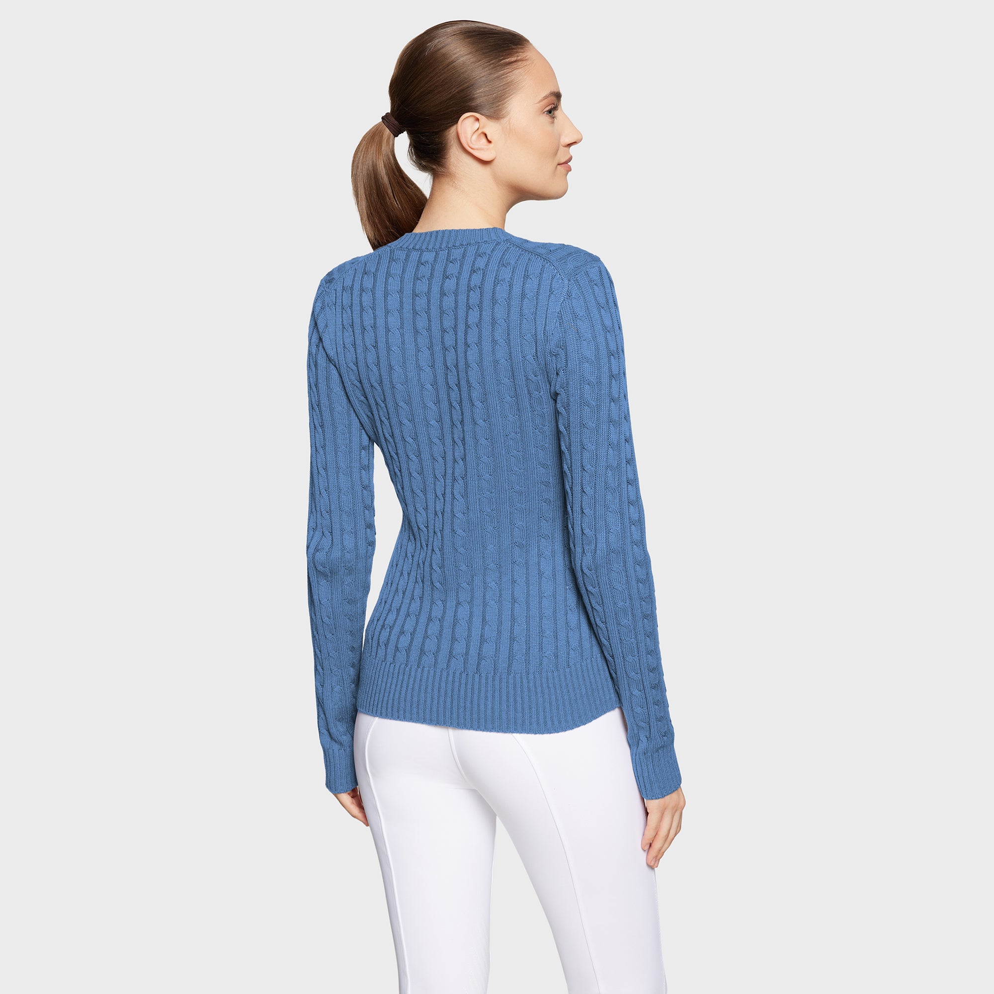 Samshield® Ladies Lisa Twisted Pull Over Sweater FW25 - Cable Knit, Elegant FW25