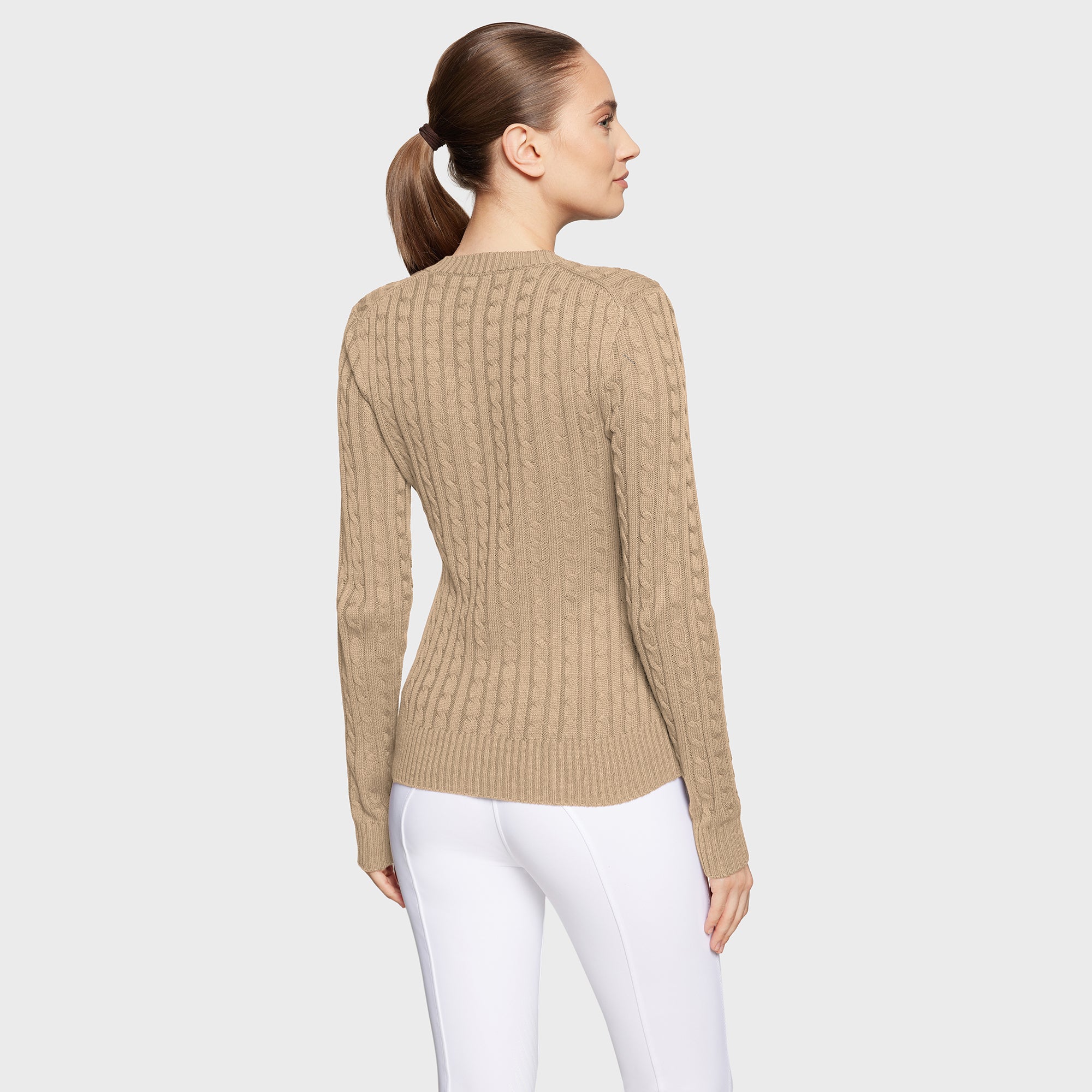 Samshield® Ladies Lisa Twisted Pull Over Sweater FW25 - Cable Knit, Elegant FW25