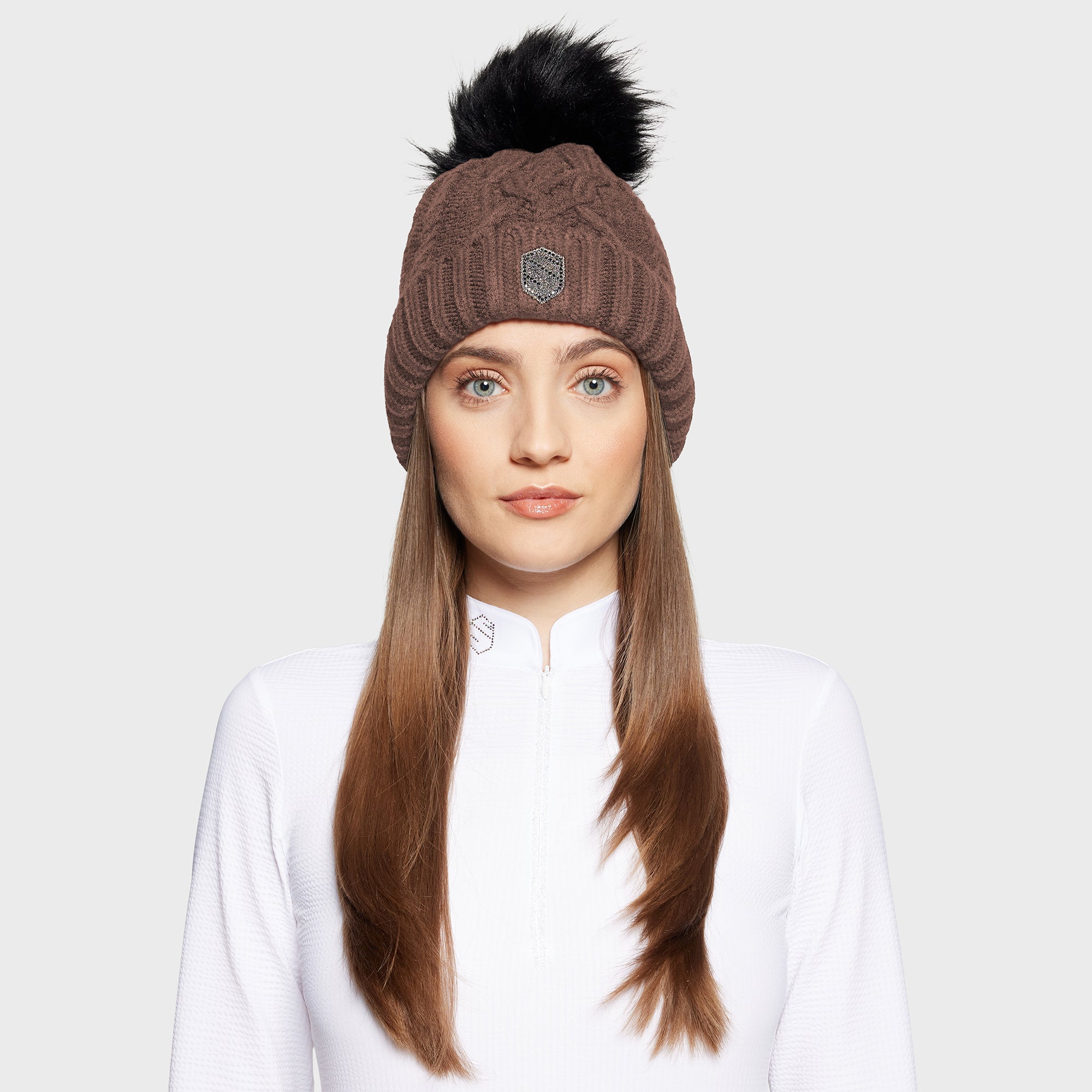 Samshield® Nora Crystal Beanie With Pompon FW25